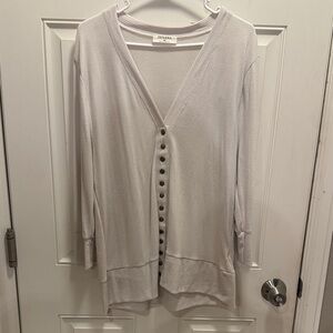 Zenana Outfitters Cream Knit Top - 2X